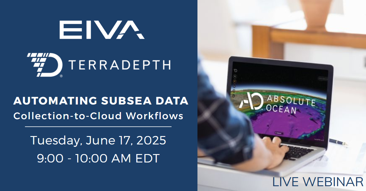 Terradepth and EIVA partner to automate subsea data collection-to-cloud