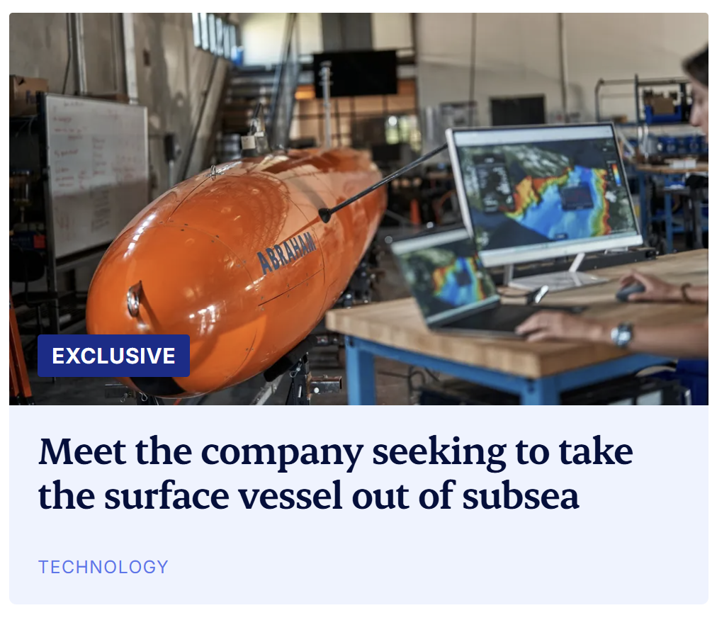Upstream: Meet the company seeking to take the surface vessel out of subsea