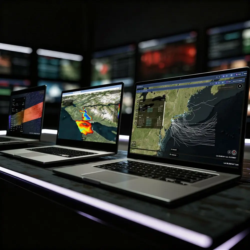 Screens showing Absolute Ocean